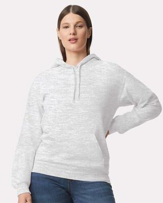 Gildan SF500 Softstyle Midweight Hooded Sweatshirt in Ash size 3XL   Fleece