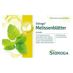 SIDROGA Melissenblätter Tee Filterbeutel 20X1.5 g
