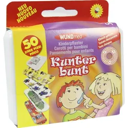 Kinderpflaster Kunterbunt 50 ST