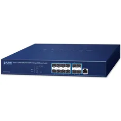Planet Layer 3 12-Port 10GBASE-X (12 Ports), Netzwerk Switch, Grau