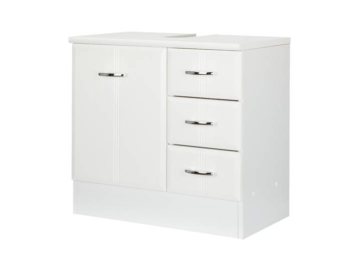 Waschbeckenunterschrank WELLTIME Rallye , weiss (weiß), B:60cm H:56cm T:35cm, MDF, Schränke, Waschbeckenunterschrank, Badmöbel, Breite 60 cm