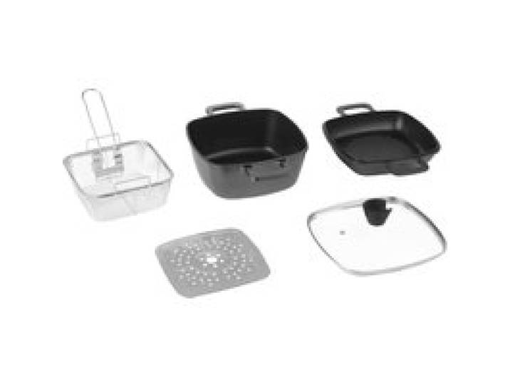 SILVERCREST® Set multifonction en fonte d’aluminium, 5 pièces