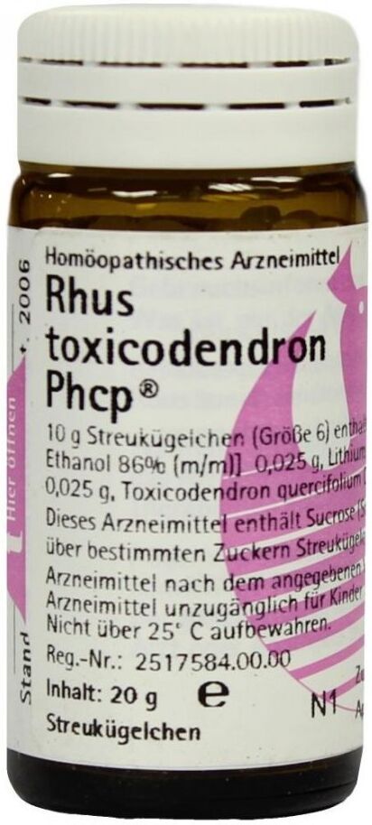 Rhus Toxicodendron Phcp Globuli