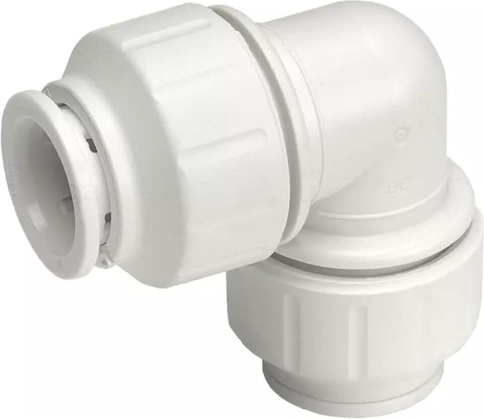 John Guest Speedfit PEM0315W 15mm Equal Elbow - White (Pack of 10), New