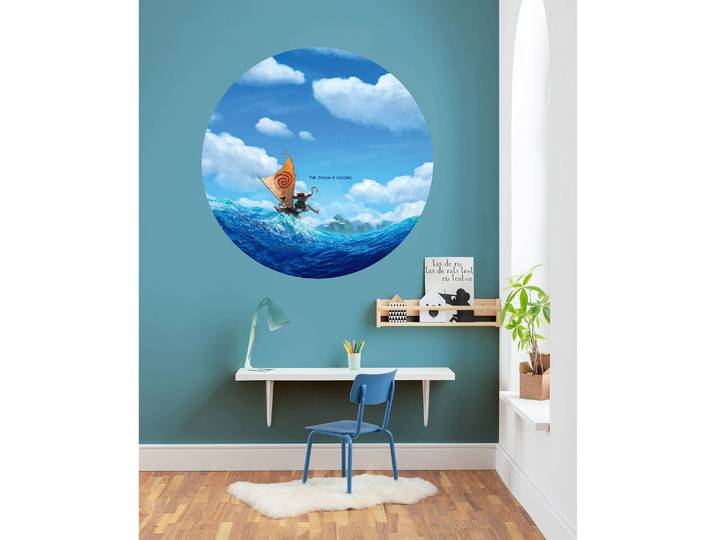 Papier peint Moana Ocean is calling Ø 125cm Multicolore