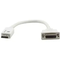 Kramer ADC-DPM/DF DisplayPort-Adapter (DVI, 30 cm), Data + Video Adapter, Weiss