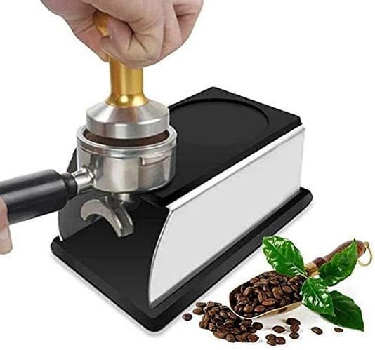 RVS Espresso Tamper met Houder voor Koffie