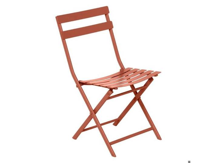 Chaise de jardin pliante  Greensboro  ambre en acier traité époxy - Hespéride