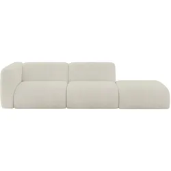 SOFA Ottomane Links MIRA-S3 296x89x70 Creme Cord