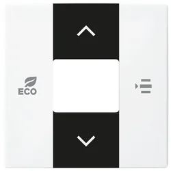 Zentralscheibe für Fan Coil-Regler für Busch-free@home® balance® SI (alpinweiß)