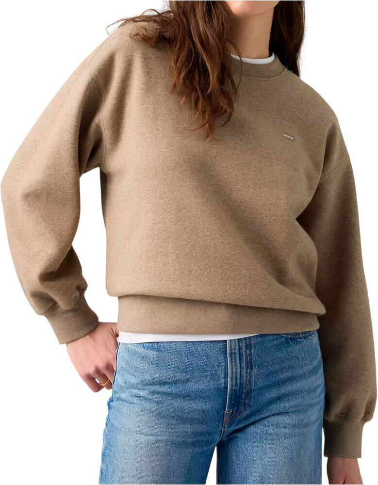 Levis everyday crew sudadera mujer Marron