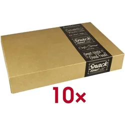 Papstar 10 Transport- und Catering Kartons braun mittel - 31,3 x 46,4 cm beige, 46.4x8x31.3 cm