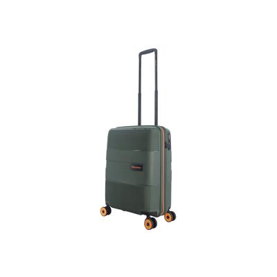 Koffer DISCOVERY "Trails", Gr. B/H/T: 39cm x 55cm x 22cm, grün (khaki), mehrfarbig, Koffer, aus Polypropylen