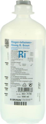 B. Braun Melsungen AG RINGER LÖSUNG B.Braun Ecoflac Plus 500 ml 01471405