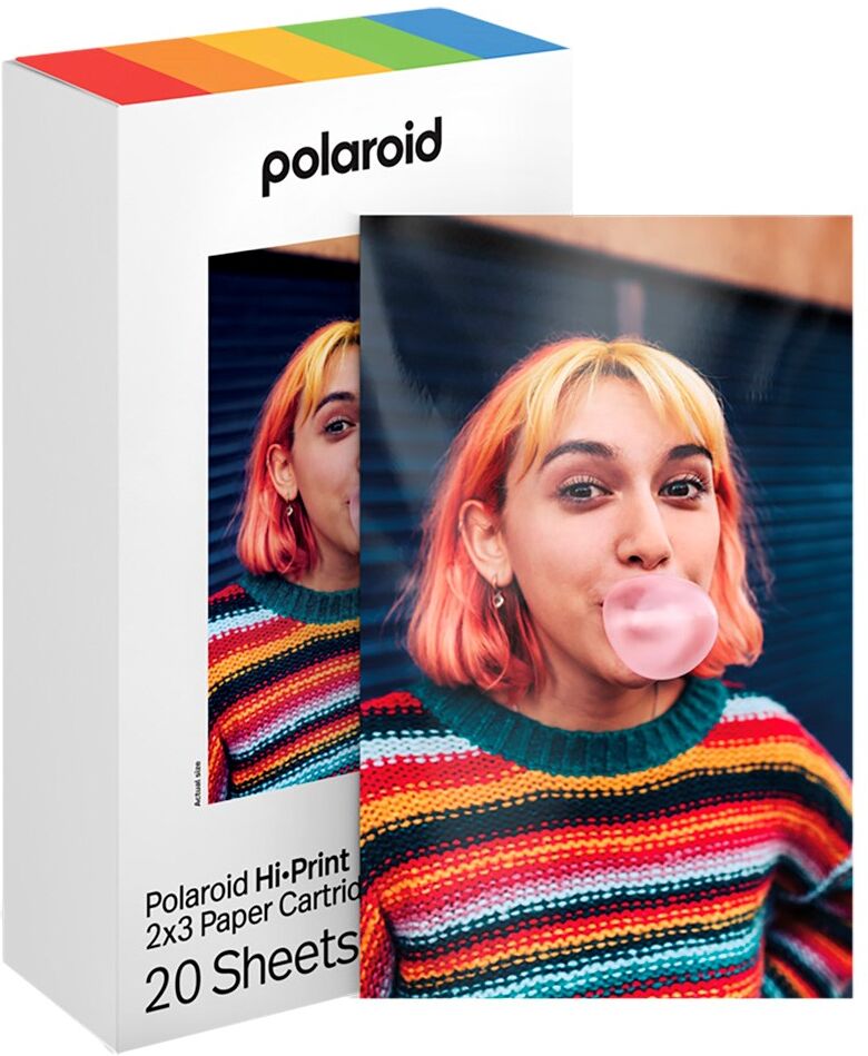 Polaroid Hi-Print Gen. 2 Printerpapir til Mobilprinter - 20 Stk. - Hvid