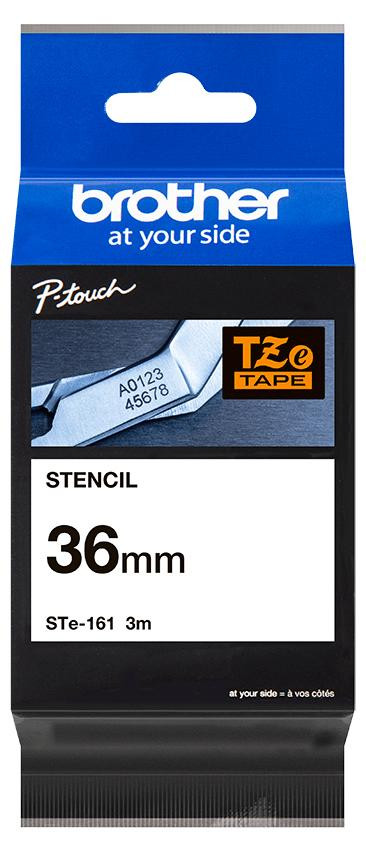 Brother STE-161 thermische transferrol zwart voor PT-3600, PT-9700PC en PT-9800PCN