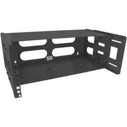 InLine 19" Rack zur Wandmontage, Serverschrank Zubehör, Schwarz