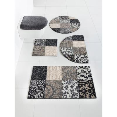 Badematte GRUND Gr. 1, grau, rechteckig (45cm x 50cm ), Badematten, Badematte