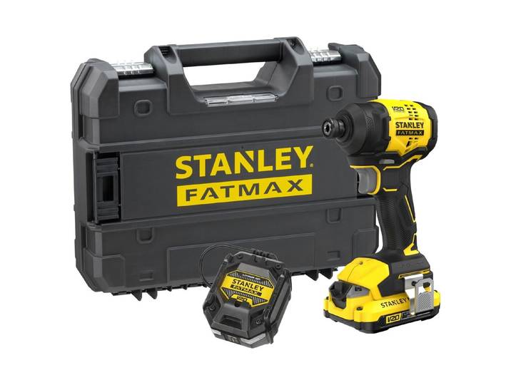 Stanley FatMax Akku-Schlagschrauber 1/4 Pro-Stack™ Koffer 170Nm 18V 2Ah Kit