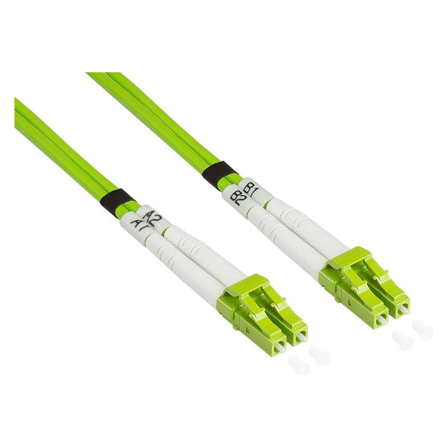 Good Connections Alcasa LW-801LC5 Glasfaserkabel 1 m LSZH OM5 LC Grün (1 m) (LW-801LC5)