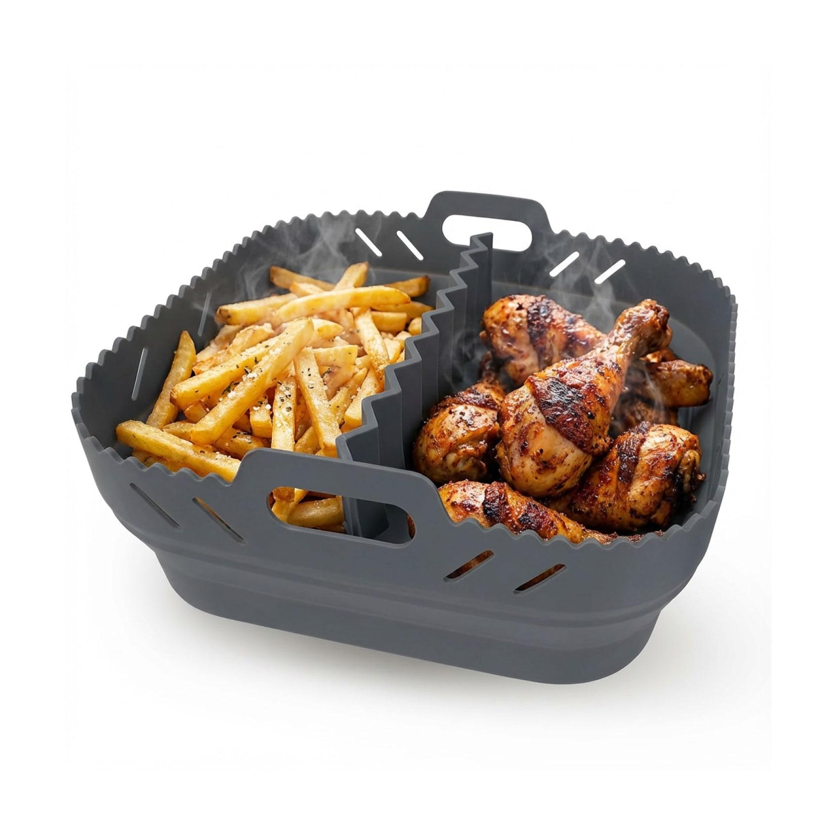 GOURMETmaxx Silikonform 21x21x8cm anthrazit