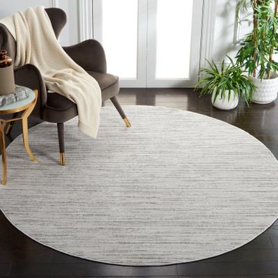 SAFAVIEH Whisper Malin Contemporary Stripe Fringe Rug