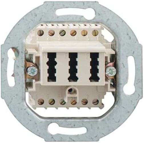 Rutenbeck Boîtier de connexion TAE 2x6/6NFF Up0 rouge (10310518)