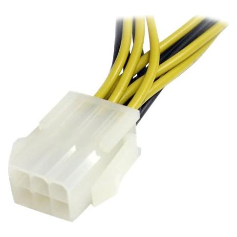 StarTech 6in Pcie Power Splitter Cable (15.24 cm) (PCIEXSPLIT6)
