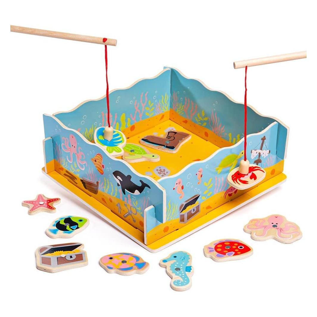 Bigjigs Magnetisches Fischspiel aus Holz (BJ787)