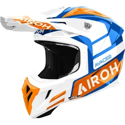 Airoh Aviator Ace 2 Sake, Motocrosshelm - Weiß/Orange/Blau - L