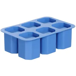 BarUp Eiswürfelform, Shotglas, Blau, 125x190x(H)60mm