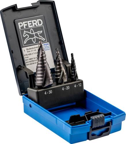 PFERD TOOLS 25201047 SET STB HSS HC-FEP 3 HSS Stufenbohrer-Set 3teilig 1St.