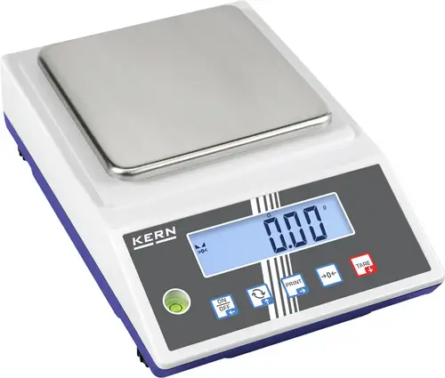 Kern PCB 1000-2 Präzisionswaage Wägebereich (max.) 1.2kg Ablesbarkeit 0.01g über Steckernetzteil, batteriebetrieben Grauweiß