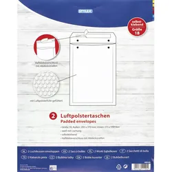 Stylex 665904 Luftpolstertasche Gr. 18 haftklebend weiß