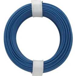 Kupferschaltdraht, isoliert, ø0,5mm, 10m - Farbe: blau