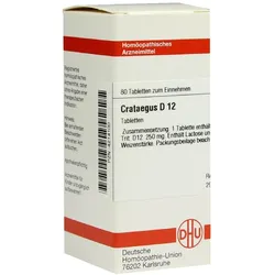 Crataegus D 12 Tabletten 80 St