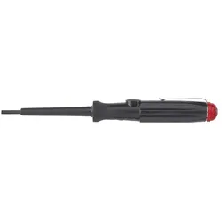 Wiha Spannungsprüfer 150-250 Volt Schlitz schwarz, mit Ansteckclip - 00456