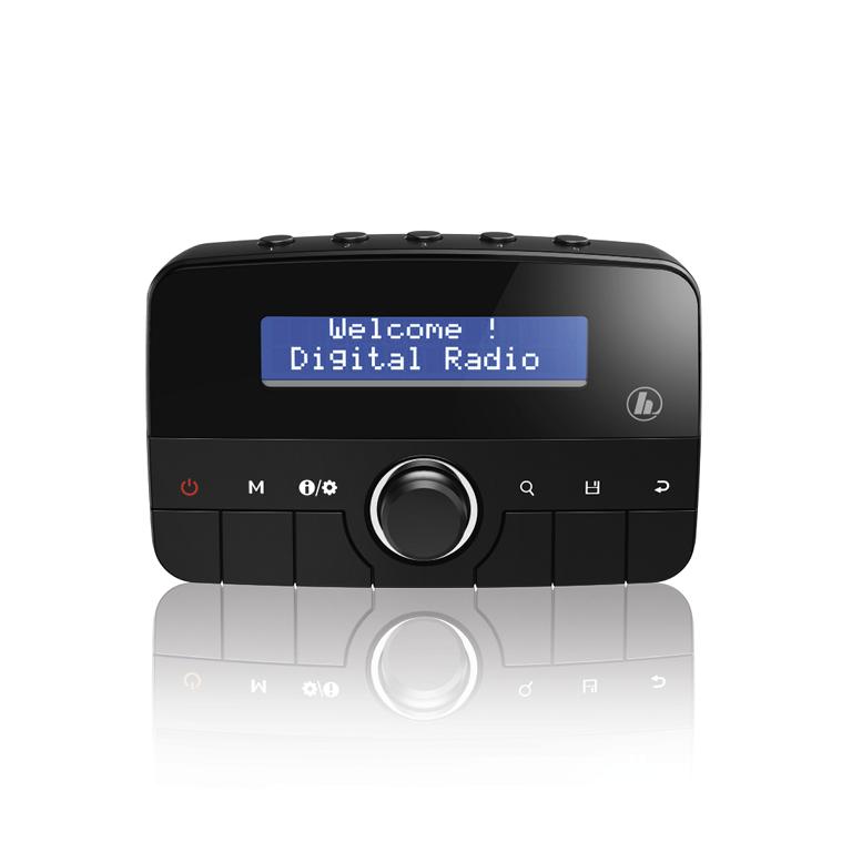 HAMAGMBH Digitalradio zur Fahrzeugnachrüstung CDR70BT DAB/DAB+/Bluetooth 16885076
