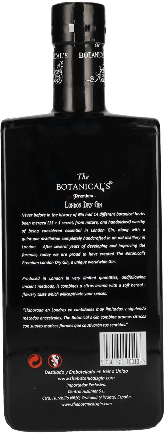 The Botanical's Gin The Botanical's Premium London Dry Gin 42,5% Vol. 0,7l