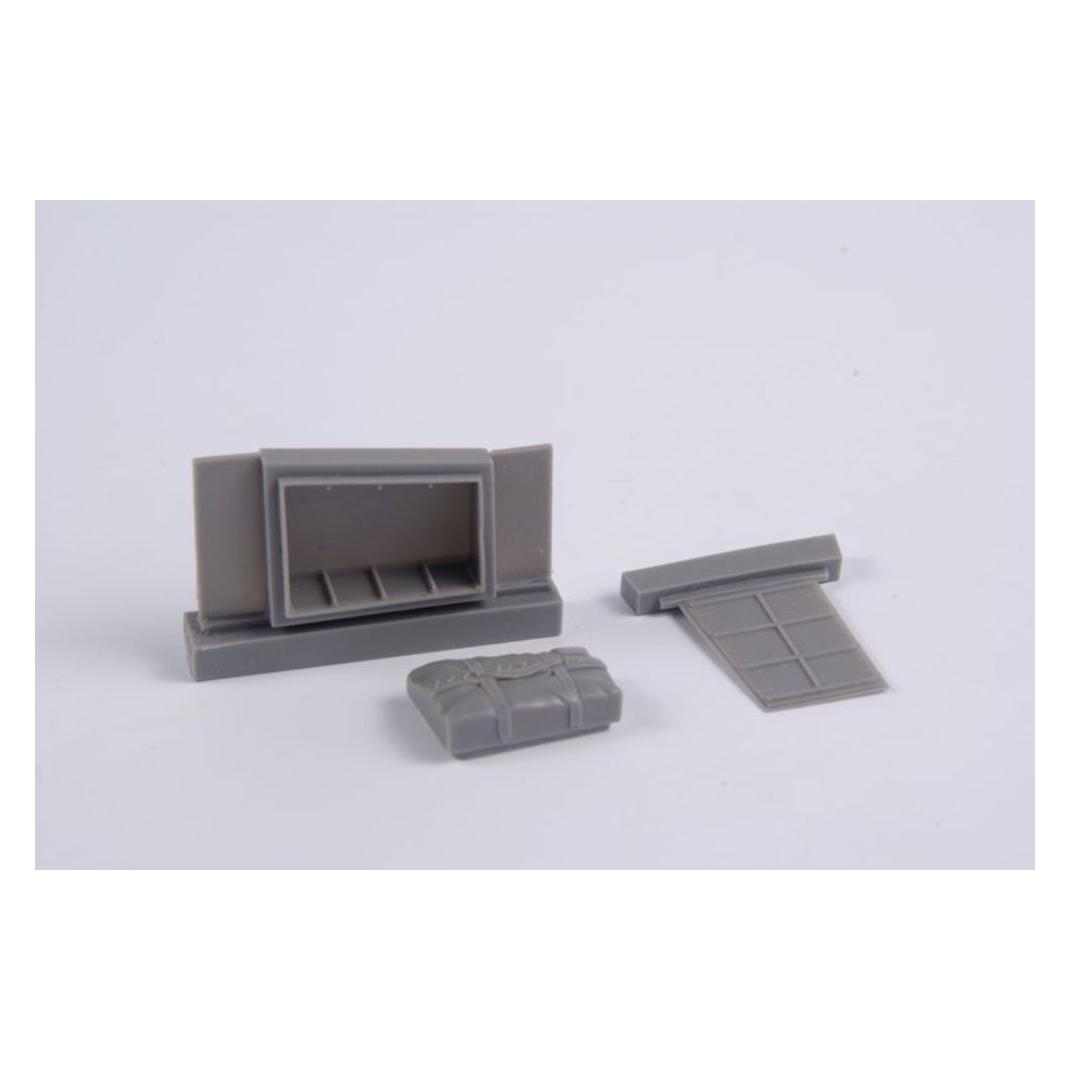 CMK Beaufighter Mk.IF Dinghy Box and Access Panel for Revell (129-4367)