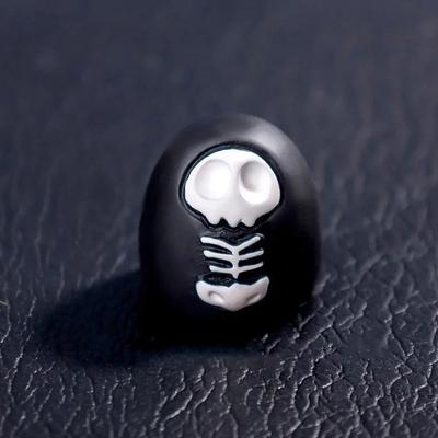 Uplift Picks Mini Halloween Figurine Spooky Desk And Party Ornament skeleton
