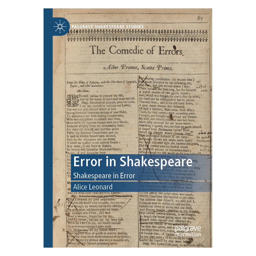 Springer Error in Shakespeare (Englisch, Softcover, Alice Leonard) (56175507)