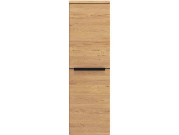 Midischrank WELLTIME MAILAND, gedämpfte Scharniere, hochwertiges MDF , braun (wildeiche), B:40cm H:130cm T:35cm, MDF, Schränke, Midischrank, Wildeiche, gedämpfte Scharniere
