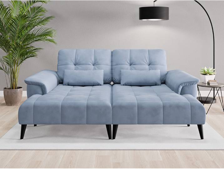 Loveseat Tokio - Blau (Jeansblau) - Vintage Velours