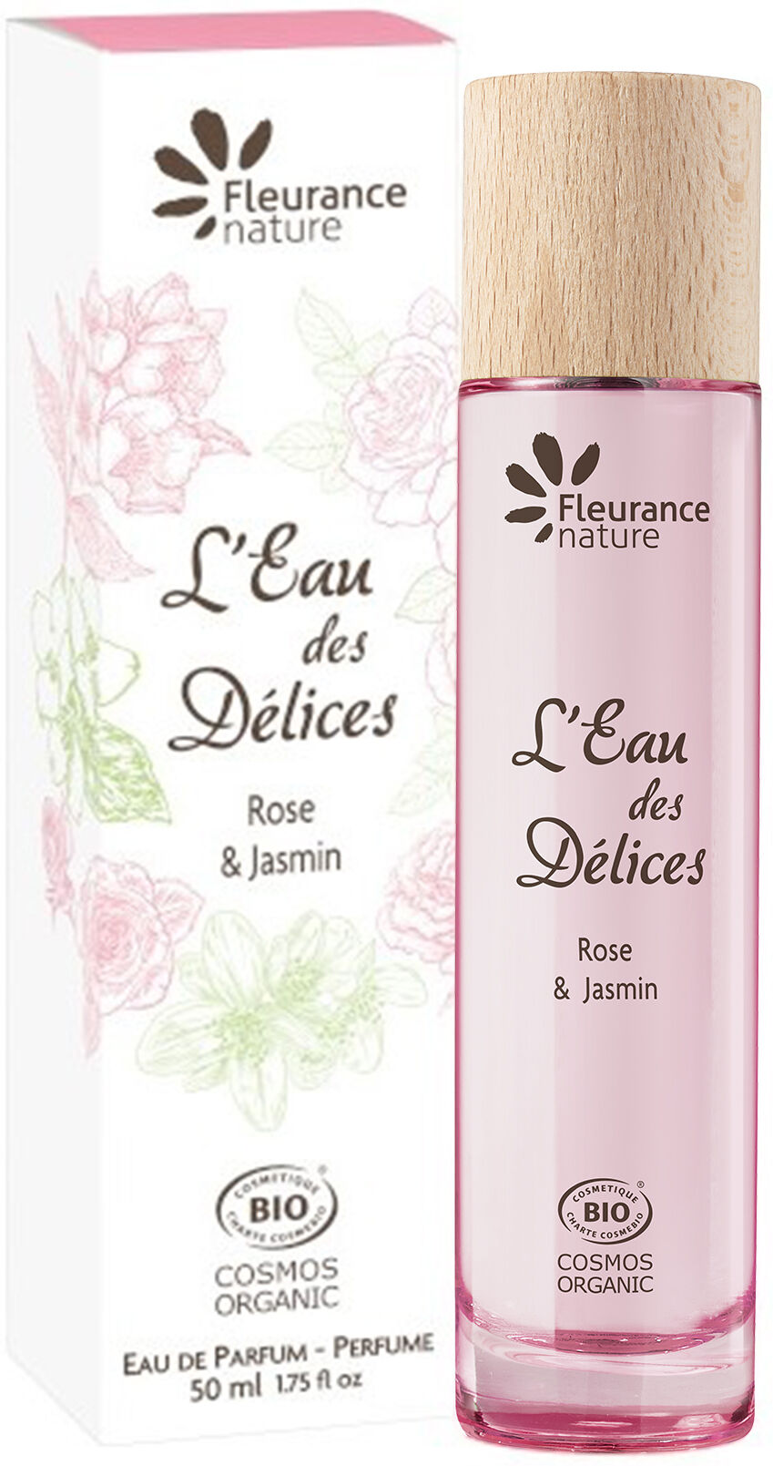 Fleurance Nature Agua de Perfume Rosa & Jasmín 50 ml