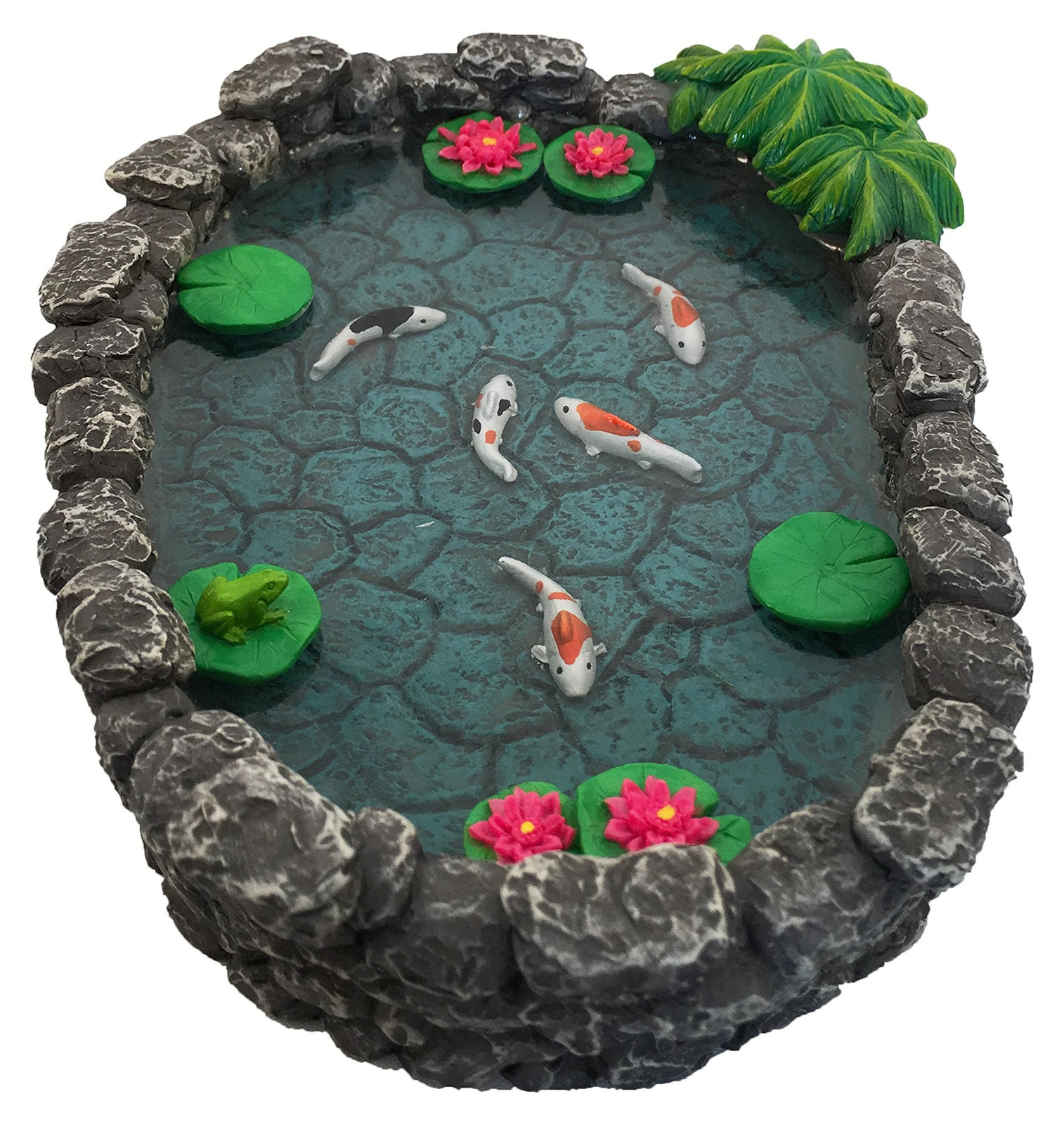 Selius Miniatuur Koi Vijver voor een Fairy Garden met Accessoires