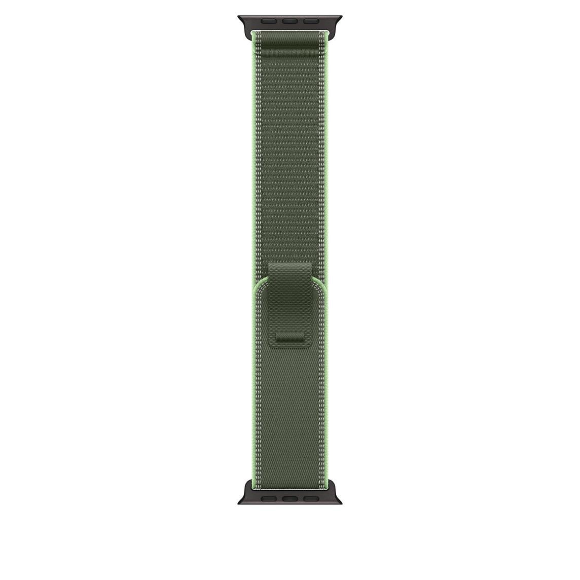 Apple 49 mm Trail Loop Green/ Neon - S/M - Titan Schwarz