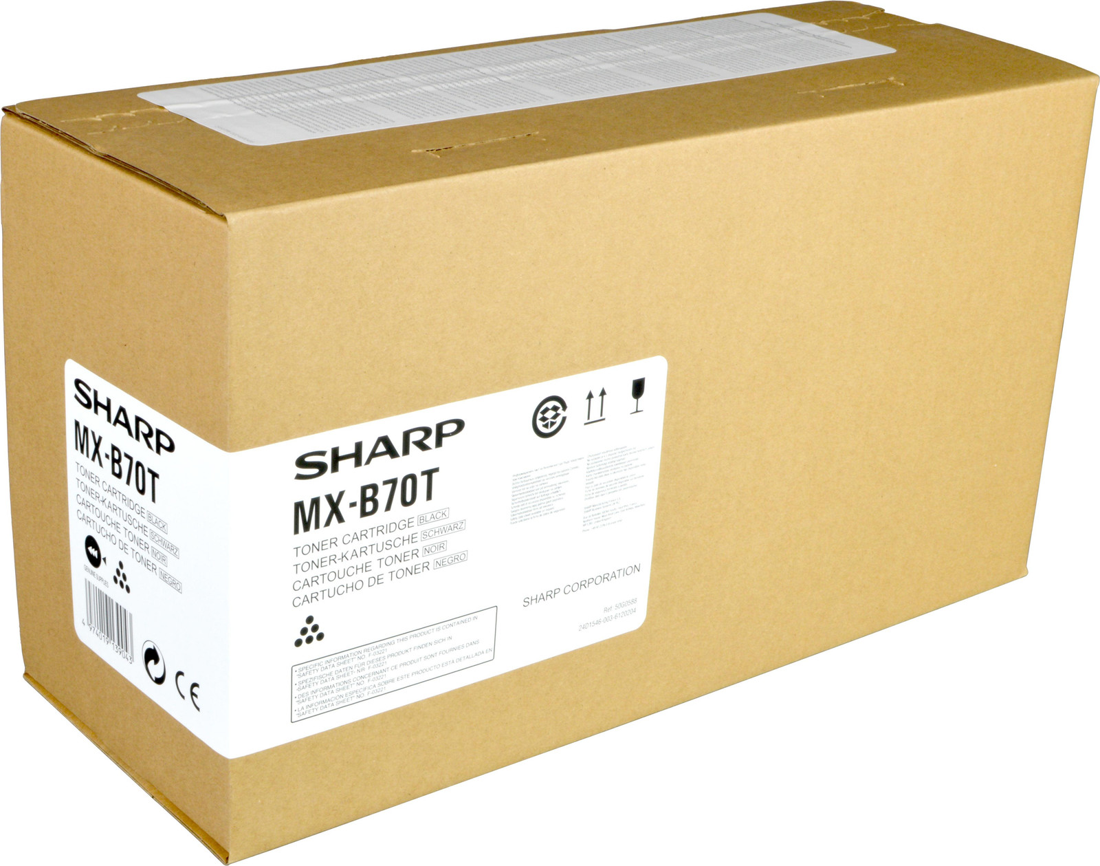 Sharp MXB70T Toner zwart