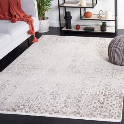 SAFAVIEH Diamond Brook Modern Abstract Fringe Rug