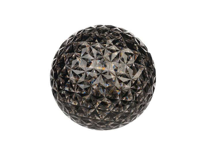 Design vloerlamp Planet, dimbaar, zwart, Woon-/ Eetkamer, Kunststof, Design, vloerlamp